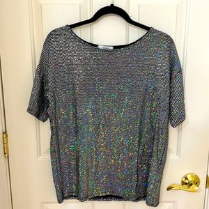 Cherish size Small disco ball shirt.